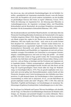 Image of the Page - 26 - in Cultural Governance in Österreich - Eine interpretative Policy-Analyse zu kulturpolitischen Entscheidungsprozessen in Linz und Graz