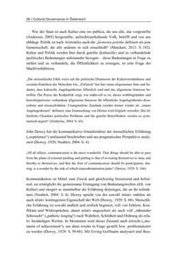 Image of the Page - 36 - in Cultural Governance in Österreich - Eine interpretative Policy-Analyse zu kulturpolitischen Entscheidungsprozessen in Linz und Graz