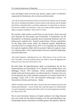 Image of the Page - 76 - in Cultural Governance in Österreich - Eine interpretative Policy-Analyse zu kulturpolitischen Entscheidungsprozessen in Linz und Graz