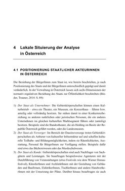 Bild der Seite - 87 - in Cultural Governance in Österreich - Eine interpretative Policy-Analyse zu kulturpolitischen Entscheidungsprozessen in Linz und Graz