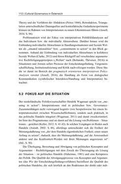 Image of the Page - 112 - in Cultural Governance in Österreich - Eine interpretative Policy-Analyse zu kulturpolitischen Entscheidungsprozessen in Linz und Graz