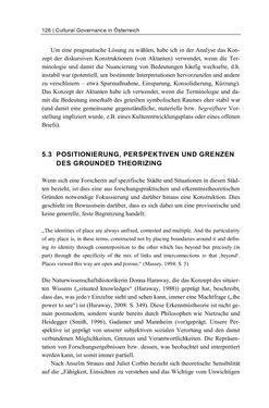 Image of the Page - 126 - in Cultural Governance in Österreich - Eine interpretative Policy-Analyse zu kulturpolitischen Entscheidungsprozessen in Linz und Graz