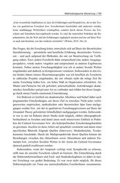Bild der Seite - 129 - in Cultural Governance in Österreich - Eine interpretative Policy-Analyse zu kulturpolitischen Entscheidungsprozessen in Linz und Graz