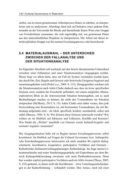 Bild der Seite - 130 - in Cultural Governance in Österreich - Eine interpretative Policy-Analyse zu kulturpolitischen Entscheidungsprozessen in Linz und Graz