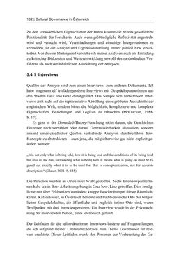 Bild der Seite - 132 - in Cultural Governance in Österreich - Eine interpretative Policy-Analyse zu kulturpolitischen Entscheidungsprozessen in Linz und Graz