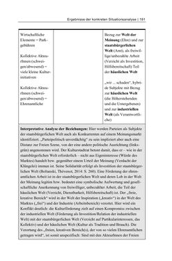 Image of the Page - 191 - in Cultural Governance in Österreich - Eine interpretative Policy-Analyse zu kulturpolitischen Entscheidungsprozessen in Linz und Graz