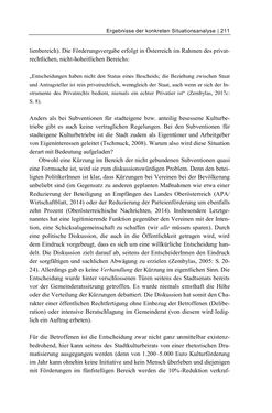 Image of the Page - 211 - in Cultural Governance in Österreich - Eine interpretative Policy-Analyse zu kulturpolitischen Entscheidungsprozessen in Linz und Graz