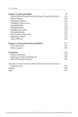 Image of the Page - (000008) - in Cyborg Mind - What Brain–Computer and Mind–Cyberspace Interfaces Mean for Cyberneuroethics