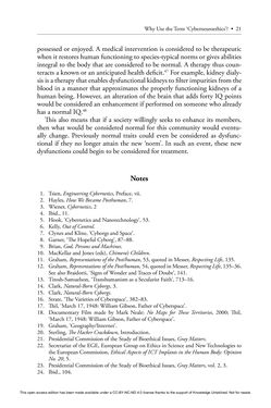 Bild der Seite - 21 - in Cyborg Mind - What Brain–Computer and Mind–Cyberspace Interfaces Mean for Cyberneuroethics