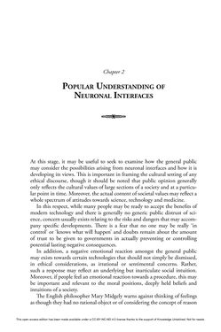 Image of the Page - 25 - in Cyborg Mind - What Brain–Computer and Mind–Cyberspace Interfaces Mean for Cyberneuroethics
