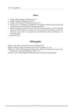 Image of the Page - 30 - in Cyborg Mind - What Brain–Computer and Mind–Cyberspace Interfaces Mean for Cyberneuroethics