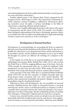 Image of the Page - 46 - in Cyborg Mind - What Brain–Computer and Mind–Cyberspace Interfaces Mean for Cyberneuroethics