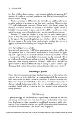 Image of the Page - 56 - in Cyborg Mind - What Brain–Computer and Mind–Cyberspace Interfaces Mean for Cyberneuroethics