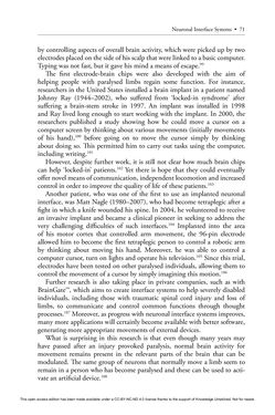 Bild der Seite - 71 - in Cyborg Mind - What Brain–Computer and Mind–Cyberspace Interfaces Mean for Cyberneuroethics