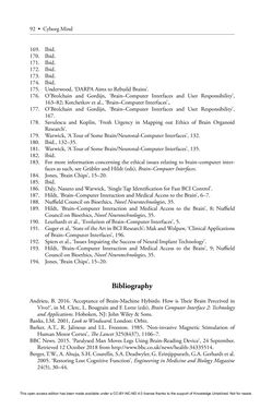 Bild der Seite - 92 - in Cyborg Mind - What Brain–Computer and Mind–Cyberspace Interfaces Mean for Cyberneuroethics