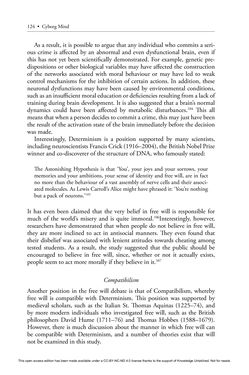 Image of the Page - 124 - in Cyborg Mind - What Brain–Computer and Mind–Cyberspace Interfaces Mean for Cyberneuroethics