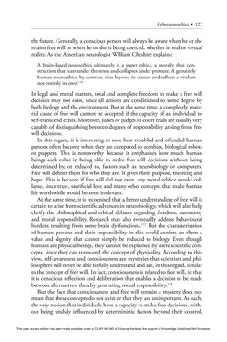 Image of the Page - 127 - in Cyborg Mind - What Brain–Computer and Mind–Cyberspace Interfaces Mean for Cyberneuroethics