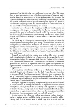 Image of the Page - 139 - in Cyborg Mind - What Brain–Computer and Mind–Cyberspace Interfaces Mean for Cyberneuroethics