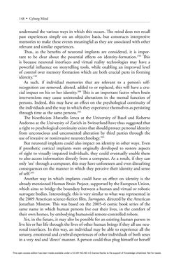 Image of the Page - 148 - in Cyborg Mind - What Brain–Computer and Mind–Cyberspace Interfaces Mean for Cyberneuroethics