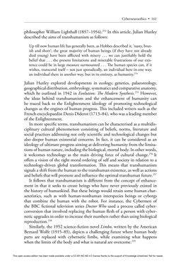 Image of the Page - 161 - in Cyborg Mind - What Brain–Computer and Mind–Cyberspace Interfaces Mean for Cyberneuroethics