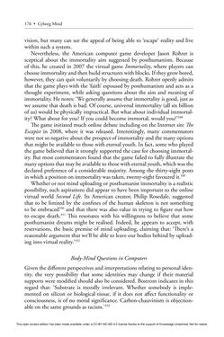 Image of the Page - 176 - in Cyborg Mind - What Brain–Computer and Mind–Cyberspace Interfaces Mean for Cyberneuroethics