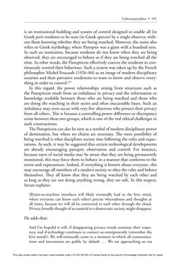 Image of the Page - 191 - in Cyborg Mind - What Brain–Computer and Mind–Cyberspace Interfaces Mean for Cyberneuroethics
