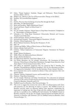Image of the Page - 199 - in Cyborg Mind - What Brain–Computer and Mind–Cyberspace Interfaces Mean for Cyberneuroethics