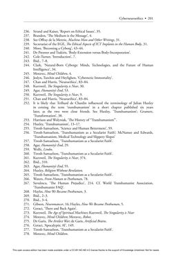 Image of the Page - 201 - in Cyborg Mind - What Brain–Computer and Mind–Cyberspace Interfaces Mean for Cyberneuroethics