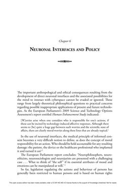 Image of the Page - 217 - in Cyborg Mind - What Brain–Computer and Mind–Cyberspace Interfaces Mean for Cyberneuroethics