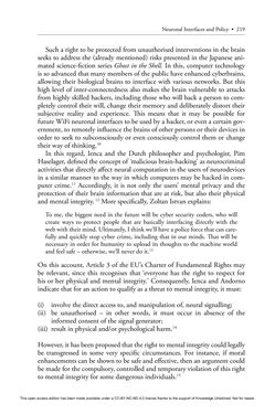 Bild der Seite - 219 - in Cyborg Mind - What Brain–Computer and Mind–Cyberspace Interfaces Mean for Cyberneuroethics