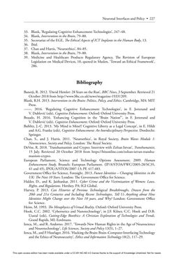 Image of the Page - 227 - in Cyborg Mind - What Brain–Computer and Mind–Cyberspace Interfaces Mean for Cyberneuroethics