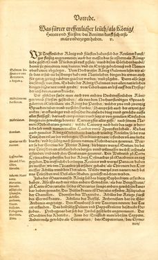 Bild der Seite - Vorrede 5 - in Kreütter Buch - Darinn Underscheidt, Namen vnnd Würckung der Kreutter, Stauden, Hecken vnnd Beumen, sampt jhren Früchten, so inn Deutschen Landen wachsen