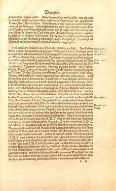 Image of the Page - Vorrede 16 - in Kreütter Buch - Darinn Underscheidt, Namen vnnd Würckung der Kreutter, Stauden, Hecken vnnd Beumen, sampt jhren Früchten, so inn Deutschen Landen wachsen