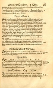 Bild der Seite - 103 - in Kreütter Buch - Darinn Underscheidt, Namen vnnd Würckung der Kreutter, Stauden, Hecken vnnd Beumen, sampt jhren Früchten, so inn Deutschen Landen wachsen