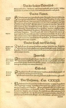 Image of the Page - (00000329) - in Kreütter Buch - Darinn Underscheidt, Namen vnnd Würckung der Kreutter, Stauden, Hecken vnnd Beumen, sampt jhren Früchten, so inn Deutschen Landen wachsen