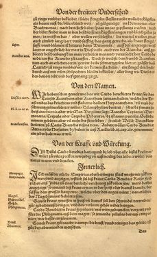 Image of the Page - (00000632) - in Kreütter Buch - Darinn Underscheidt, Namen vnnd Würckung der Kreutter, Stauden, Hecken vnnd Beumen, sampt jhren Früchten, so inn Deutschen Landen wachsen