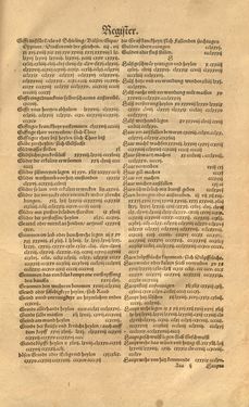 Image of the Page - Register 5 - in Kreütter Buch - Darinn Underscheidt, Namen vnnd Würckung der Kreutter, Stauden, Hecken vnnd Beumen, sampt jhren Früchten, so inn Deutschen Landen wachsen