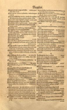 Image of the Page - Register 6 - in Kreütter Buch - Darinn Underscheidt, Namen vnnd Würckung der Kreutter, Stauden, Hecken vnnd Beumen, sampt jhren Früchten, so inn Deutschen Landen wachsen
