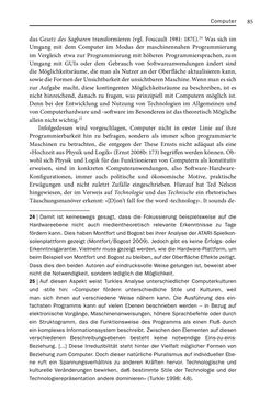 Bild der Seite - 85 - in Digitale Datenbanken - Eine Medientheorie im Zeitalter von Big Data