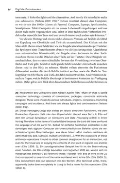 Bild der Seite - 86 - in Digitale Datenbanken - Eine Medientheorie im Zeitalter von Big Data