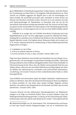 Bild der Seite - 124 - in Digitale Datenbanken - Eine Medientheorie im Zeitalter von Big Data