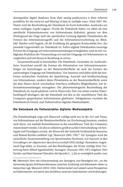 Image of the Page - 139 - in Digitale Datenbanken - Eine Medientheorie im Zeitalter von Big Data