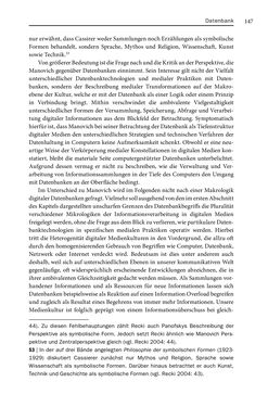 Image of the Page - 147 - in Digitale Datenbanken - Eine Medientheorie im Zeitalter von Big Data