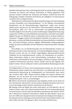 Image of the Page - 190 - in Digitale Datenbanken - Eine Medientheorie im Zeitalter von Big Data