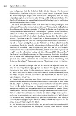 Bild der Seite - 262 - in Digitale Datenbanken - Eine Medientheorie im Zeitalter von Big Data