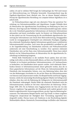 Bild der Seite - 268 - in Digitale Datenbanken - Eine Medientheorie im Zeitalter von Big Data
