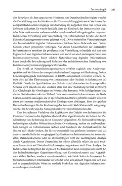 Image of the Page - 281 - in Digitale Datenbanken - Eine Medientheorie im Zeitalter von Big Data