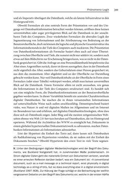 Bild der Seite - 289 - in Digitale Datenbanken - Eine Medientheorie im Zeitalter von Big Data