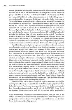 Image of the Page - 328 - in Digitale Datenbanken - Eine Medientheorie im Zeitalter von Big Data