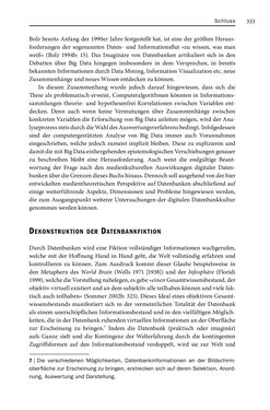 Image of the Page - 333 - in Digitale Datenbanken - Eine Medientheorie im Zeitalter von Big Data